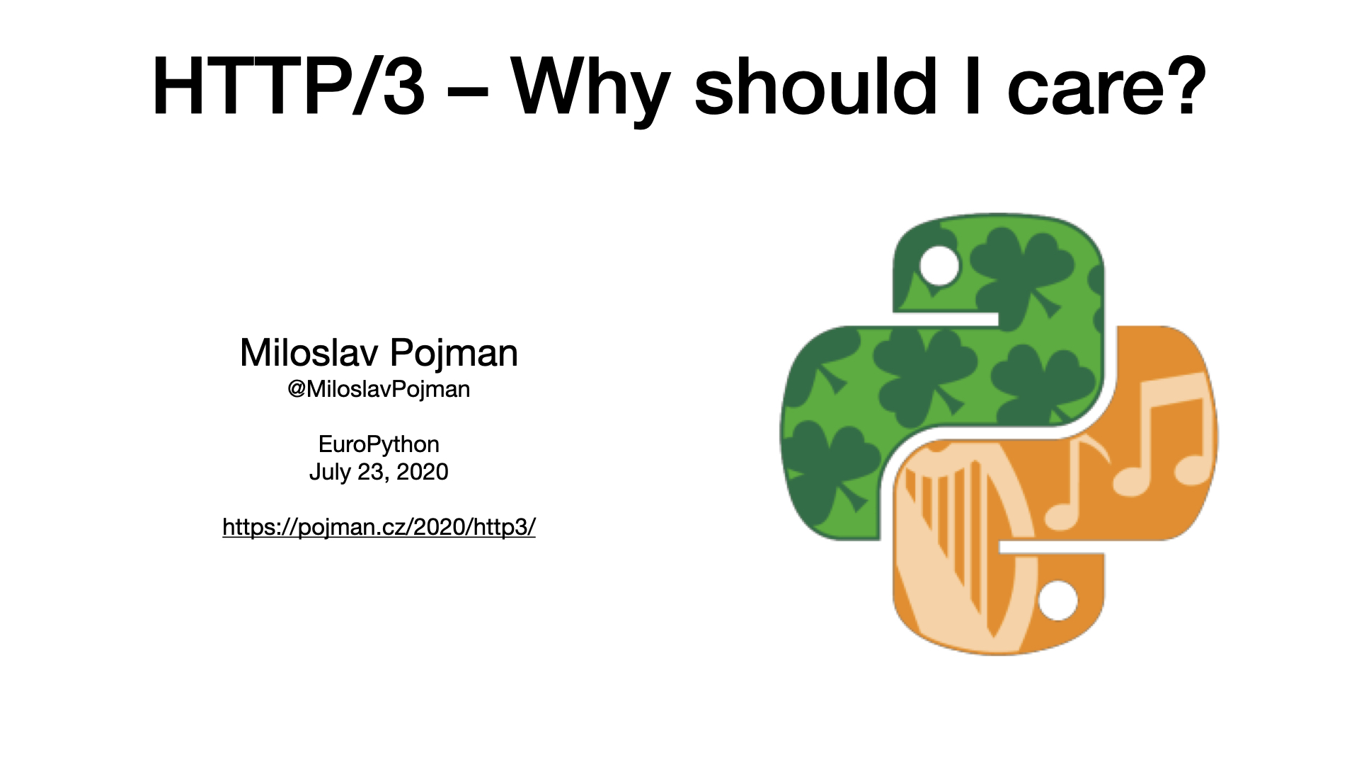 HTTP/3 – Why should I care? - Slide 1