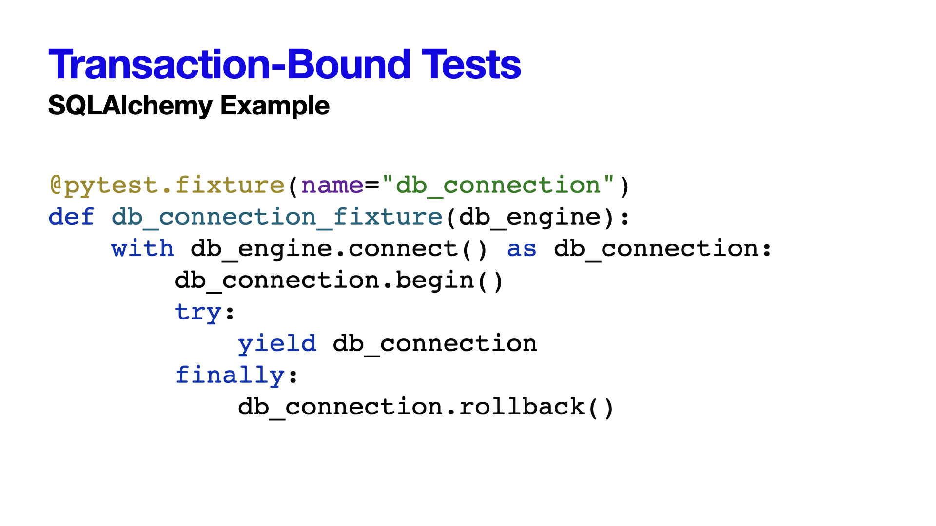 Pytest Design Patterns - Slide 23