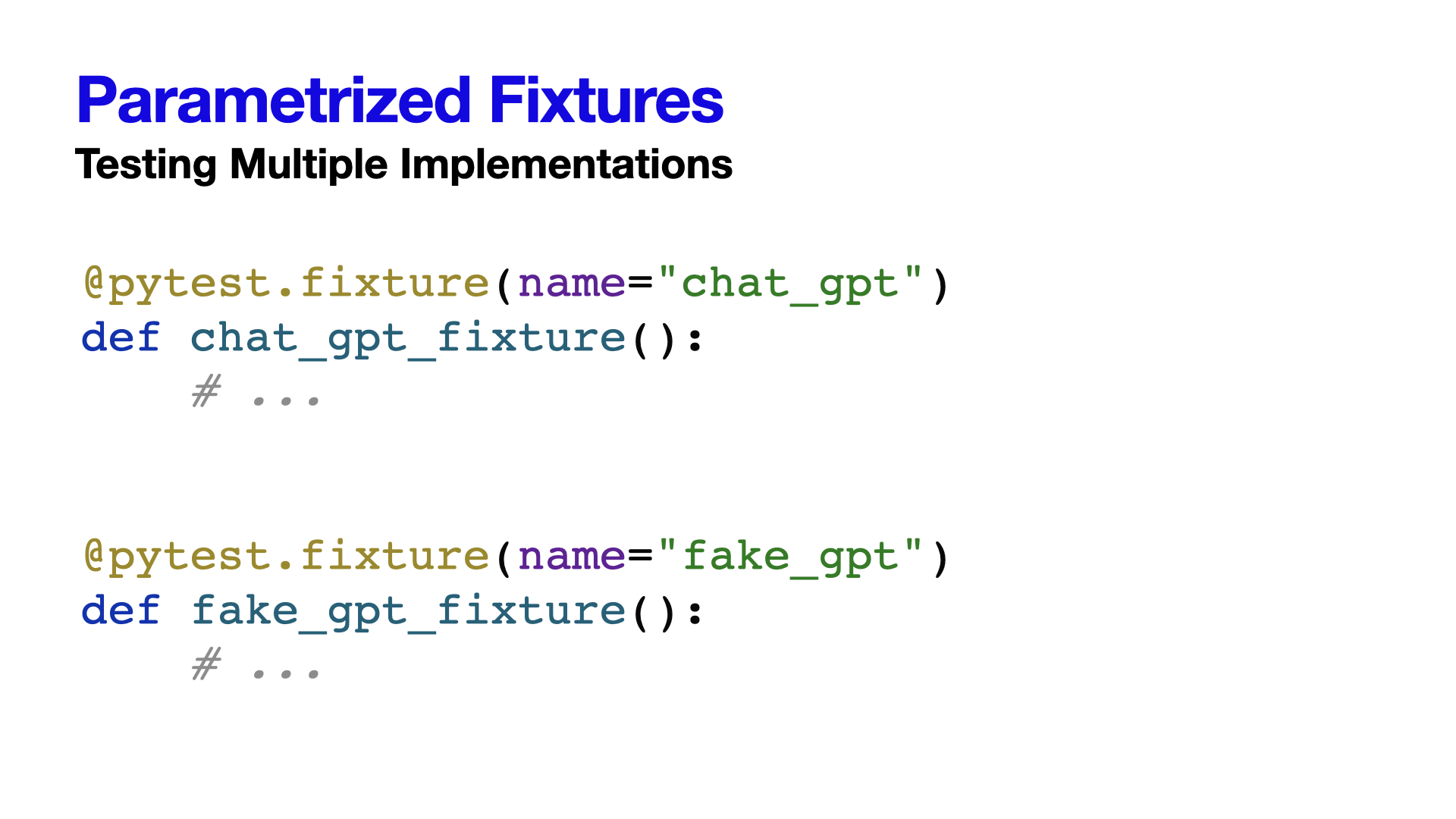 Pytest Design Patterns - Slide 46